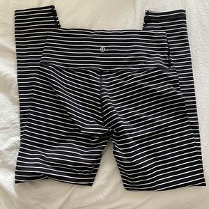 Striped lululemon leggings
